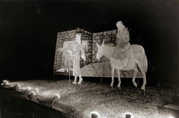 Davenport Memorial Park Cemetery Christmas Display